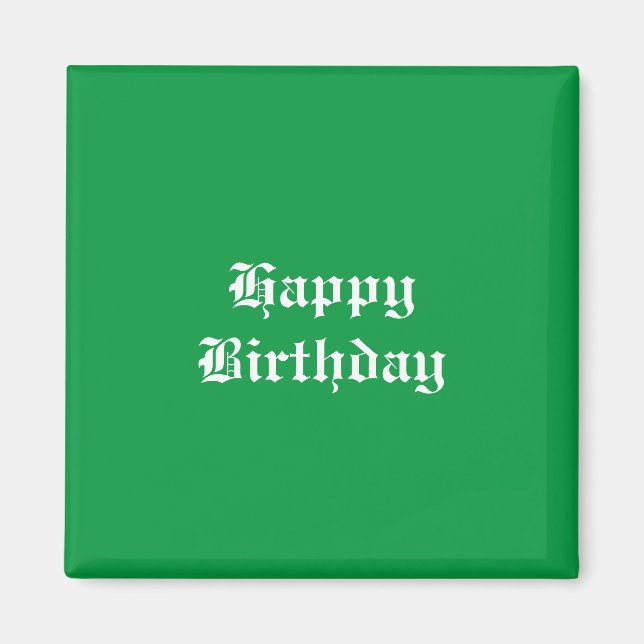 Happy Birthday Magnet (Front)