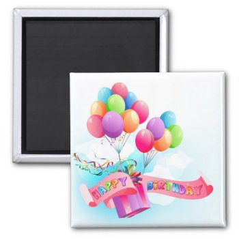 Happy Birthday Magnet by Taniastore at Zazzle