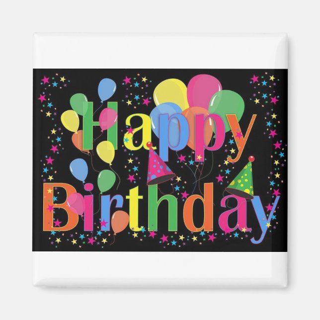 Happy birthday 🎂 magnet (Front)