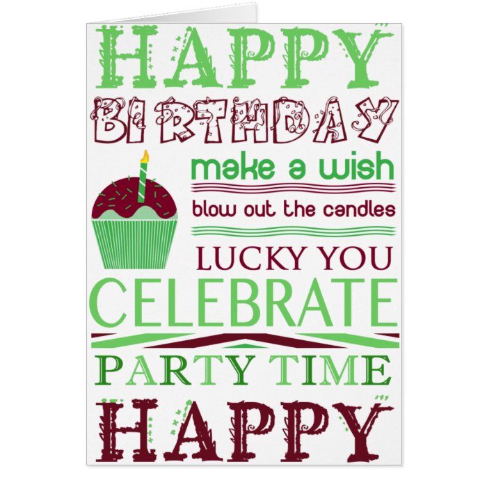 Happy Birthday make a wish Greeting Cards