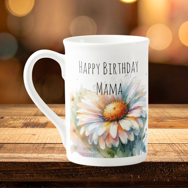 Happy Birthday Mama Bone China Mug (Creator Uploaded)