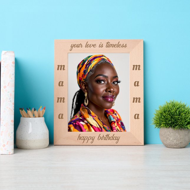 Happy birthday mama personalized engraved frames (Creator Uploaded)