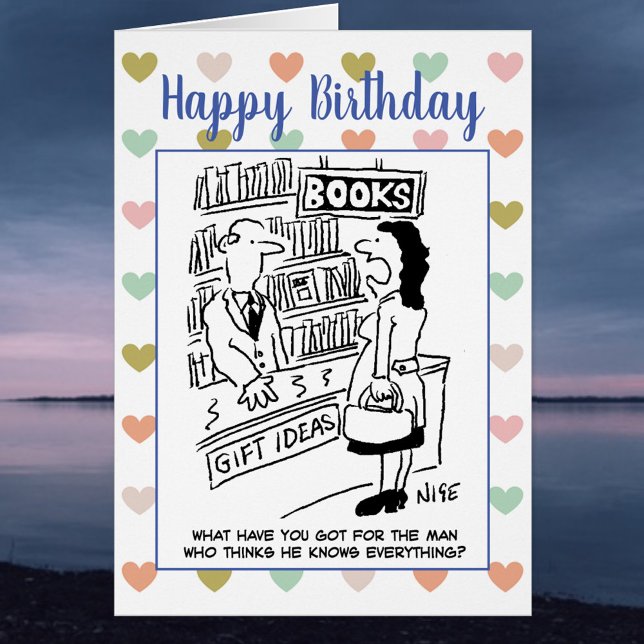 Happy Birthday Man Knows Everything Joke Cards (Creator Uploaded)