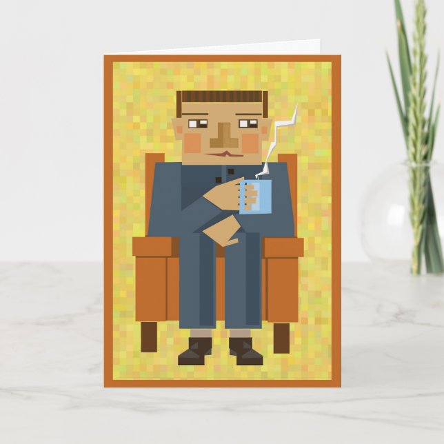 Happy birthday man's card (Front)