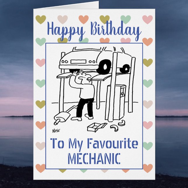 Happy Birthday Mechanic Cards (Creator Uploaded)