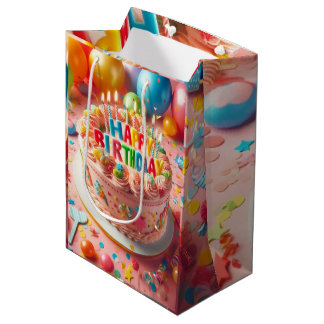 happy birthday medium gift bag
