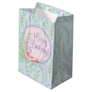 Happy Birthday Medium Gift Bag