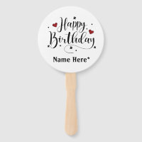 Happy Birthday Minimalist Typography Calligraphy