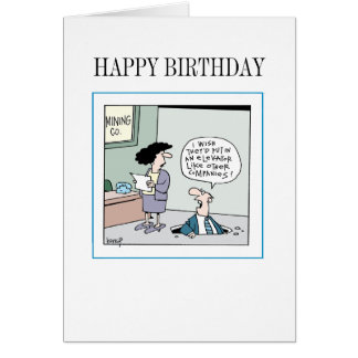 Happy Birthday Mining A Gifts on Zazzle