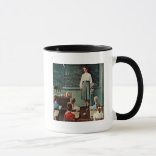 Happy Birthday, Miss Jones by Norman Rockwell Mug