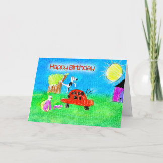 Happy Birthday Miss Q Card