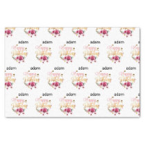 Cute Colorful Birthday Party Balloon Pattern Tissue Paper | Zazzle