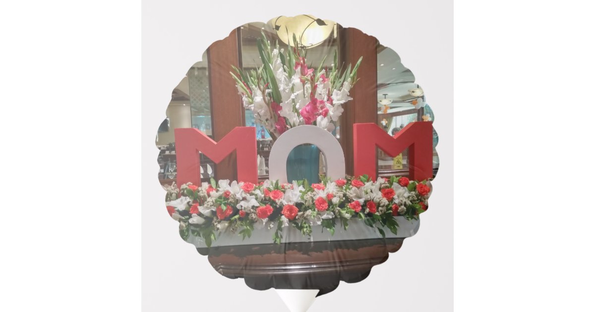 happy birthday mom balloon zazzle com
