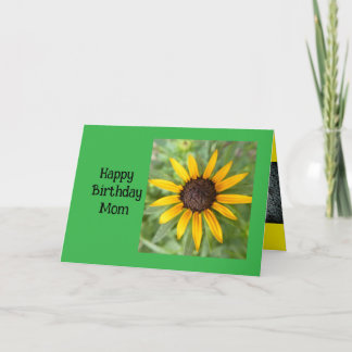 Happy Birthday Mom Black Eyed Susan Card