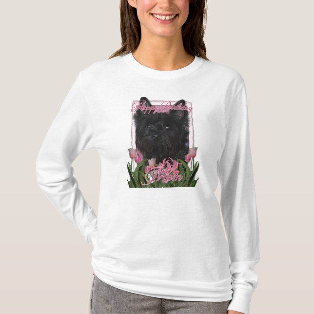 Happy Birthday Mom - Cairn - Black - Rosco T-Shirt (Front)