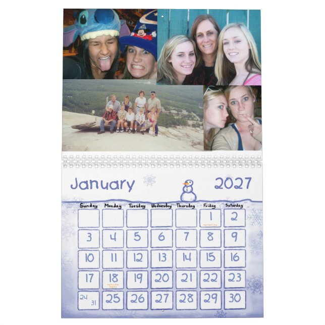 Happy Birthday, Mom! Calendar (Jan 2027)