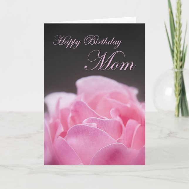 Happy Birthday Mom Card (Front)