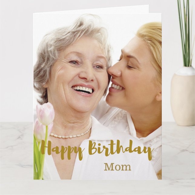 Happy Birthday Mom Card (Front)
