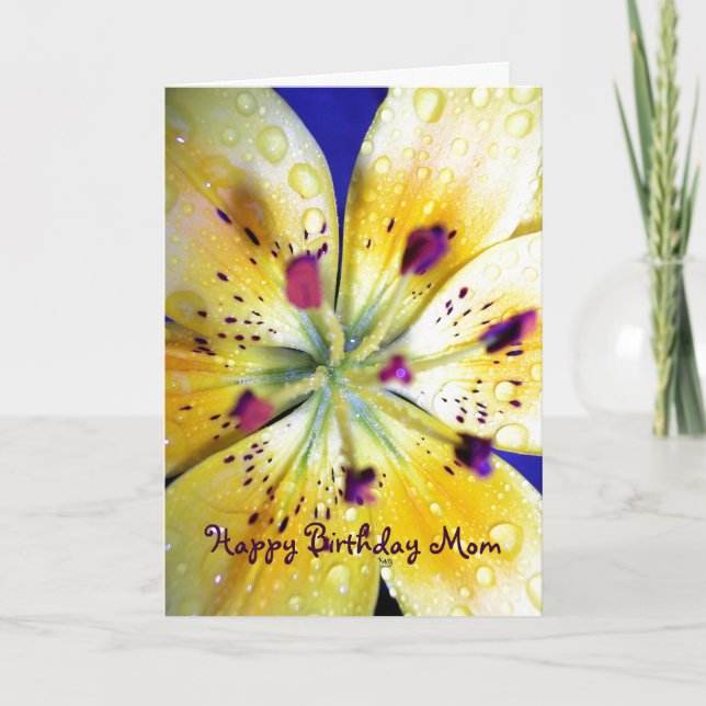 Happy Birthday Mom Card (Front)