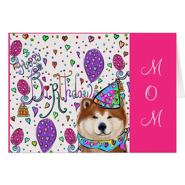 HAPPY BIRTHDAY MOM CARDS (Front Horizontal)