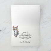 Happy Birthday Mom Custom Special Kitty Wishes Card | Zazzle