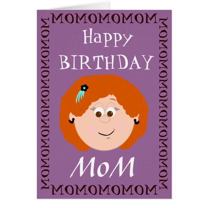 Happy Birthday Mom (Daugher) Greeting Cards