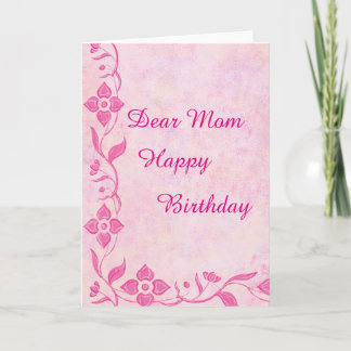 Happy Birthday Mom Greeting Cards
