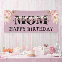 happy birthday mom banner
