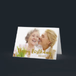 Happy Birthday Mom Photo  Card<br><div class="desc">Happy Birthday Mom Photo Card</div>
