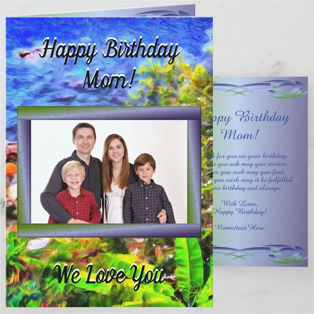 Happy Birthday Mom Scenic Path 0819 Card (Creator Uploaded)
