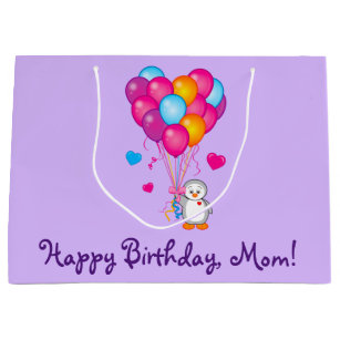 happy birthday balloons for mom gifts on zazzle