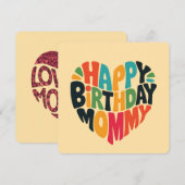 happy birthday mommy (Front/Back)