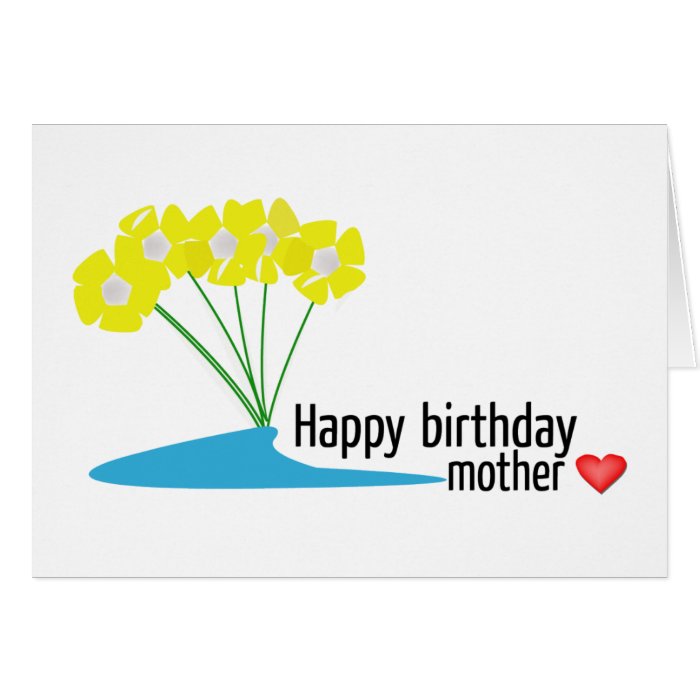 Happy birthday Mother birthday card