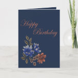 Happy Birthday Mother Folded Card<br><div class="desc">Happy Birthday Mother Folded Card,  with greeting inside.</div>