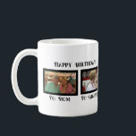 Happy Birthday/Mothers Day Coffee Mug<br><div class="desc">Celebrate her Birthday or Mothers Day with this photo collage tumbler! For a Mom that is also a Grandma and Great Grandma all in one design! Features a black frame around the each photo that can be changed to a photo of your own.</div>