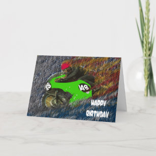 Motorcycle Happy Birthday Cards - Greeting & Photo Cards | Zazzle