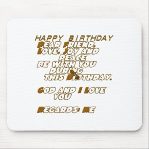 Happy Birthday Mouse Pad