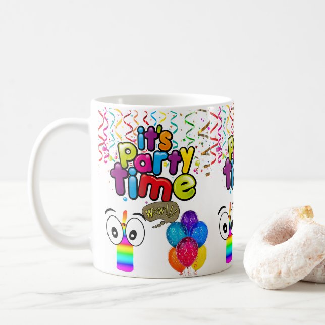 Happy Birthday Mug (With Donut)