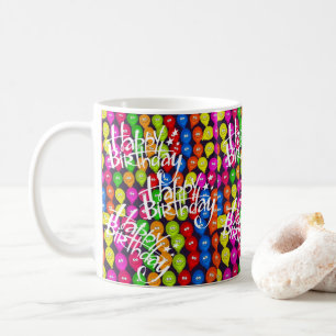 Happy Birthday Mug Balloons