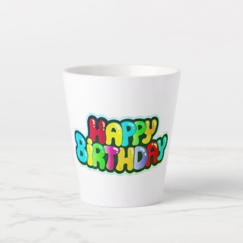 Happy Birthday Mug _ Personalized Ceramic Cup