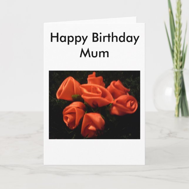 Happy BIrthday Mum Card (Front)