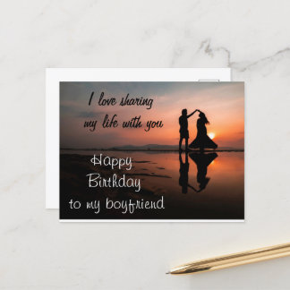 Happy birthday my boy friend postcard