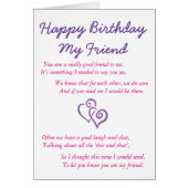 Happy Birthday My Friend (Front)