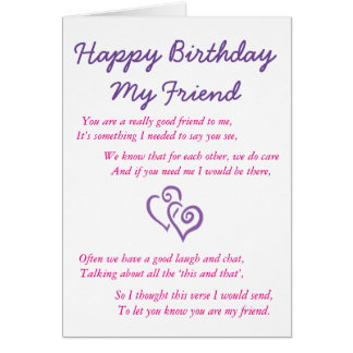Happy Birthday My Friend Cards