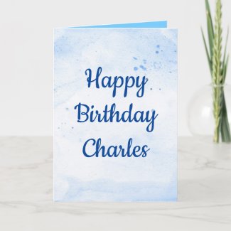 Happy birthday my love blue theme for him