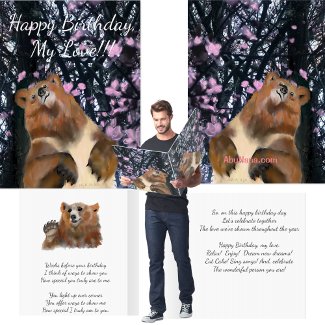 Happy Birthday, My Love, Giant Card