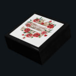 Happy Birthday My Love Red Roses Barnboard Heart Gift Box<br><div class="desc">Store your treasures or give a treasure gift box to someone as a beautiful gift. 
 Choices of wood frames are now available.
Many designs for different occasions are available in my store.</div>