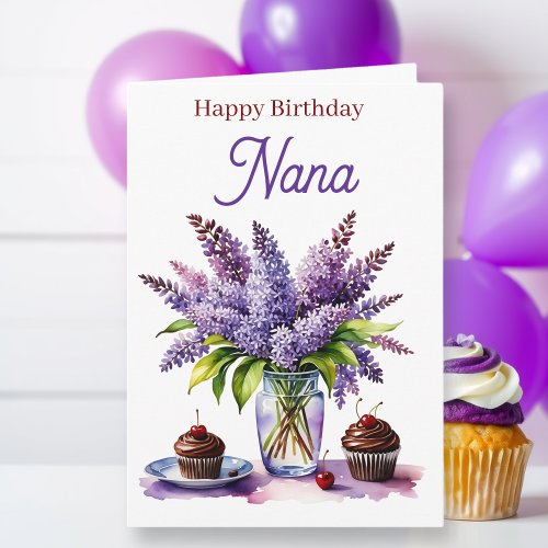 Happy Birthday Nana | Lilacs and Cupcakes
