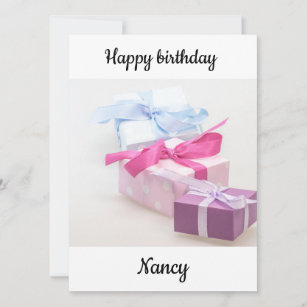 Happy birthday Nancy Card