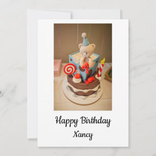 Happy birthday Nancy Holiday Card